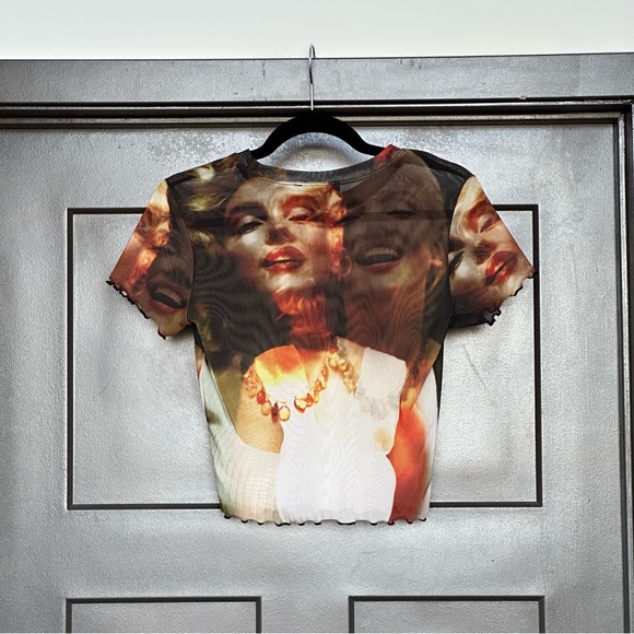 FOREVER 21 | Marilyn Monroe mesh top - Picture 3 of 3